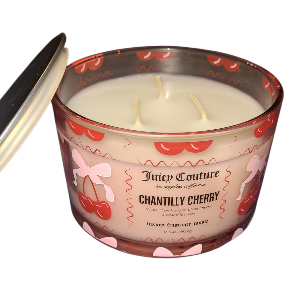 Juicy Couture Chantilly Cherry Candle - 16.5oz